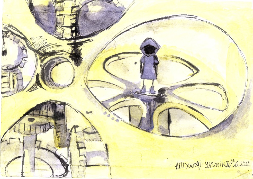 Yasmine Amdouni's artwork - Wide Awake