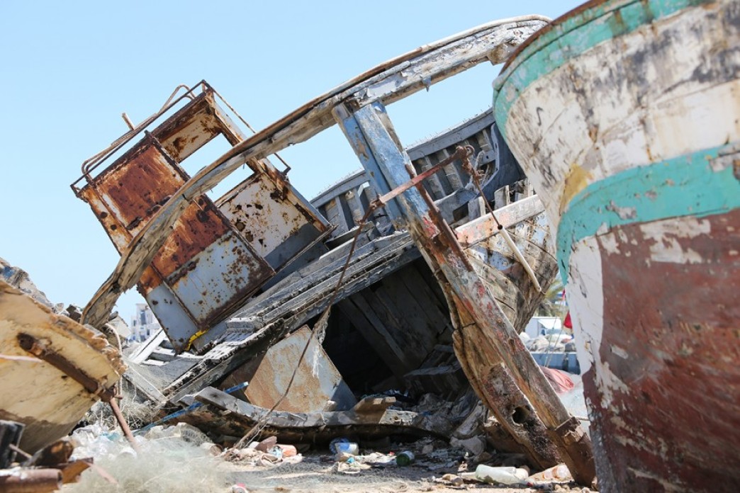 Some boats have been abandoned by their owners after they could no longer pay their fees.