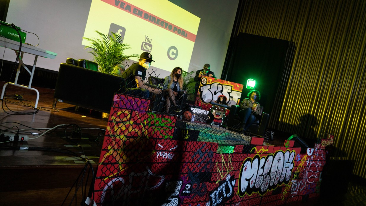 A panel discussion.