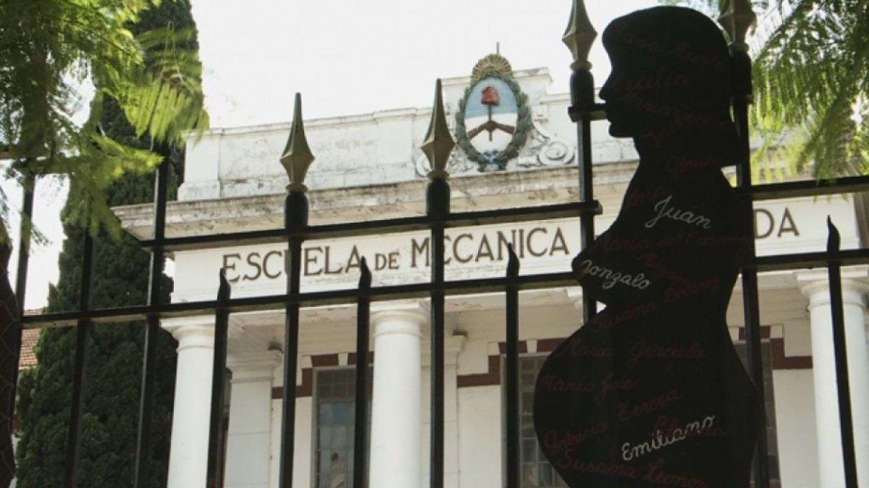 The fence in front of a memorial museum.