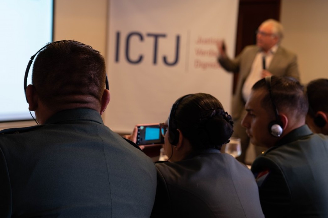 A man presenting.